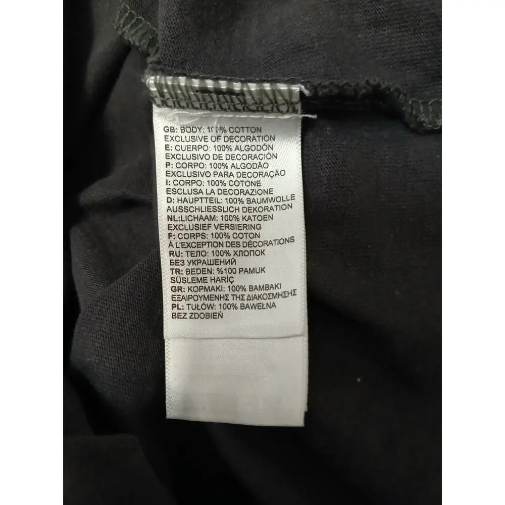 The North Face Brain‎ Dead Collab Collectible T-shirt Sz M Black Skull Embroider